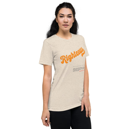 Righteous Training Tee - Unyielding Warrior Spirit