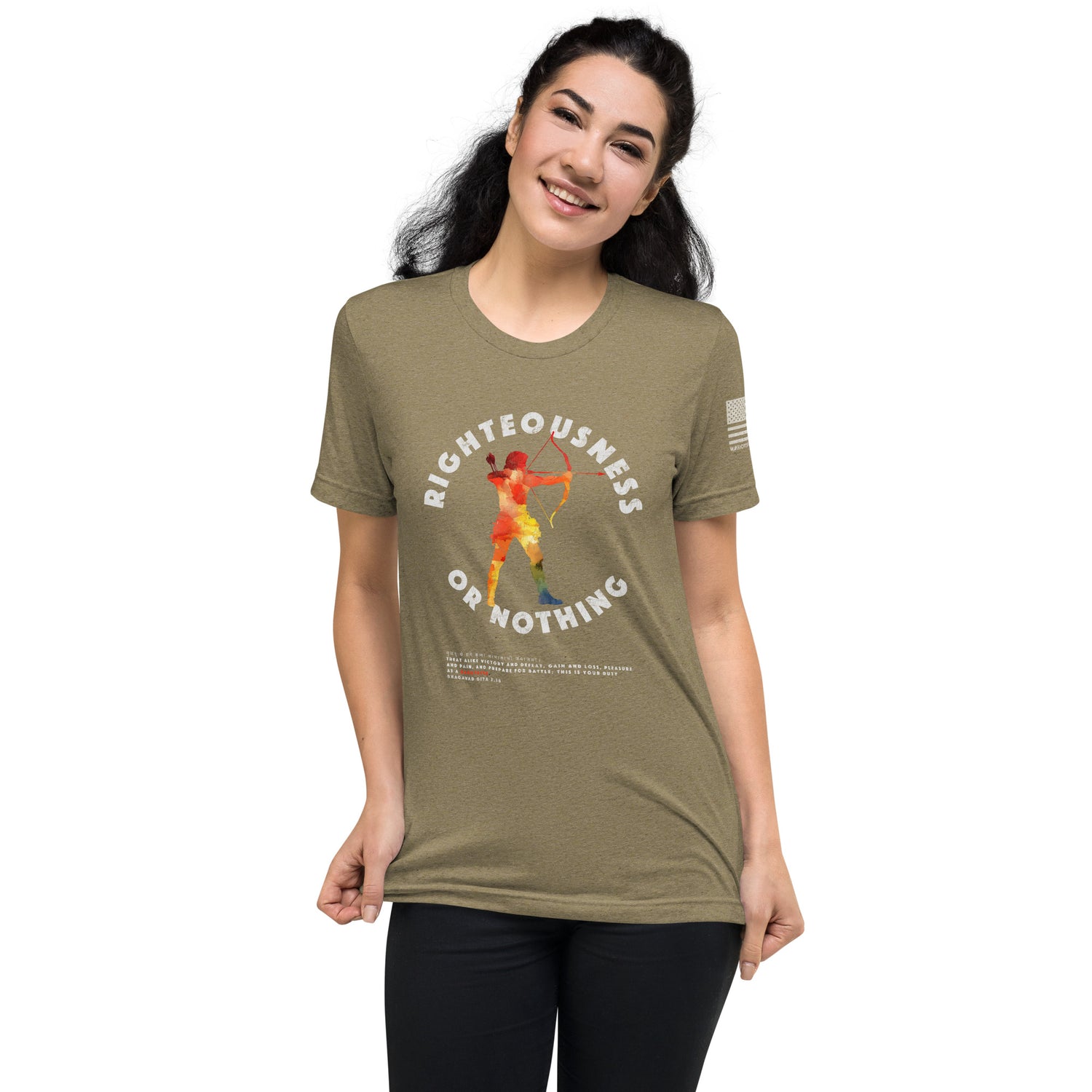 Righteousness or Nothing Training Tee - Fuel Your Warrior Spirit