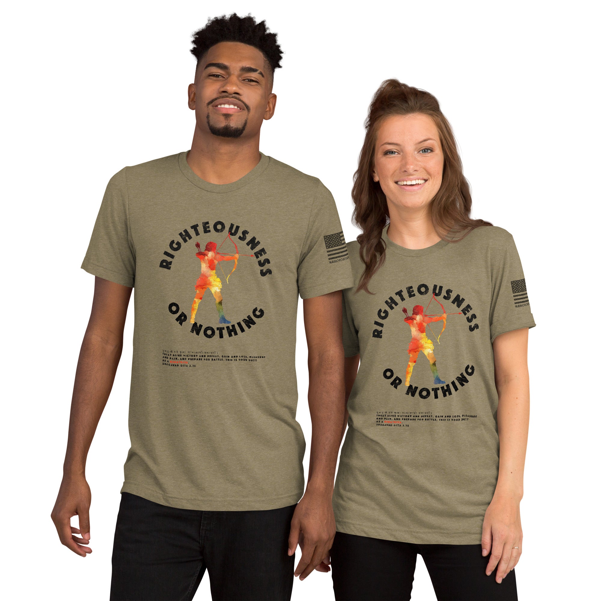 Righteousness or Nothing Training Tee - Fuel Your Warrior Spirit