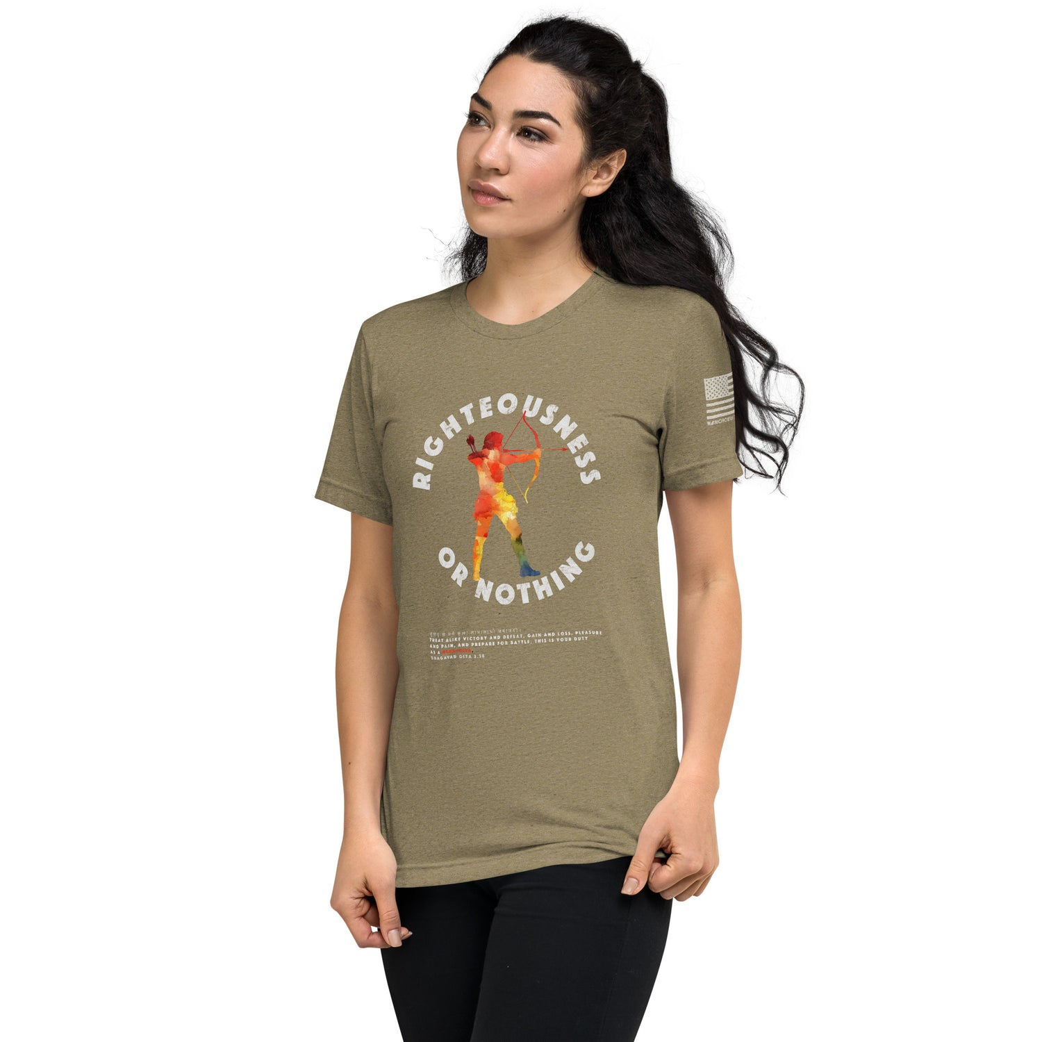 Righteousness or Nothing Training Tee - Fuel Your Warrior Spirit