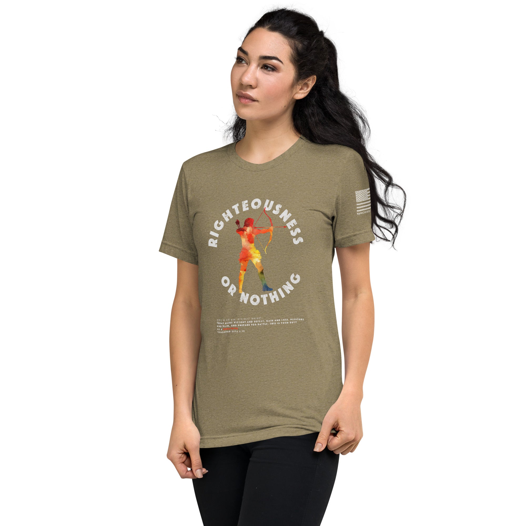 Righteousness or Nothing Training Tee - Fuel Your Warrior Spirit