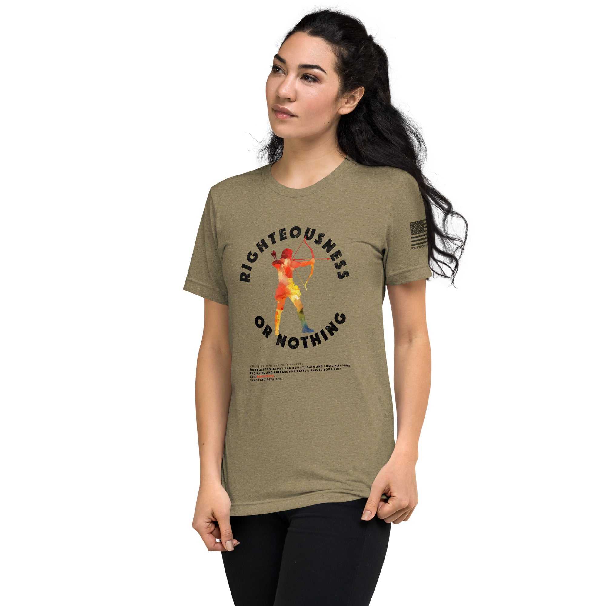 Righteousness or Nothing Training Tee - Fuel Your Warrior Spirit