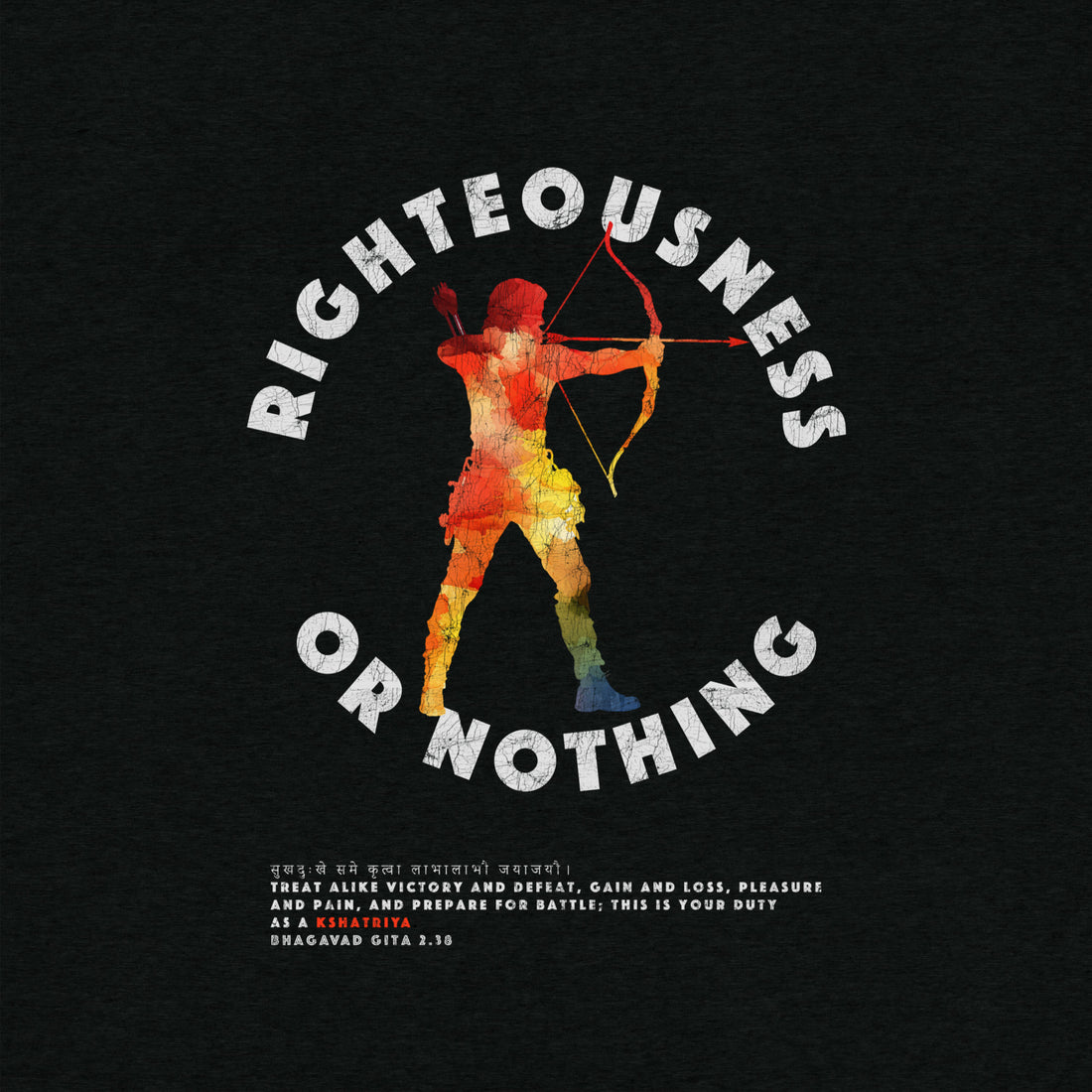 Righteousness or Nothing Training Tee - Fuel Your Warrior Spirit