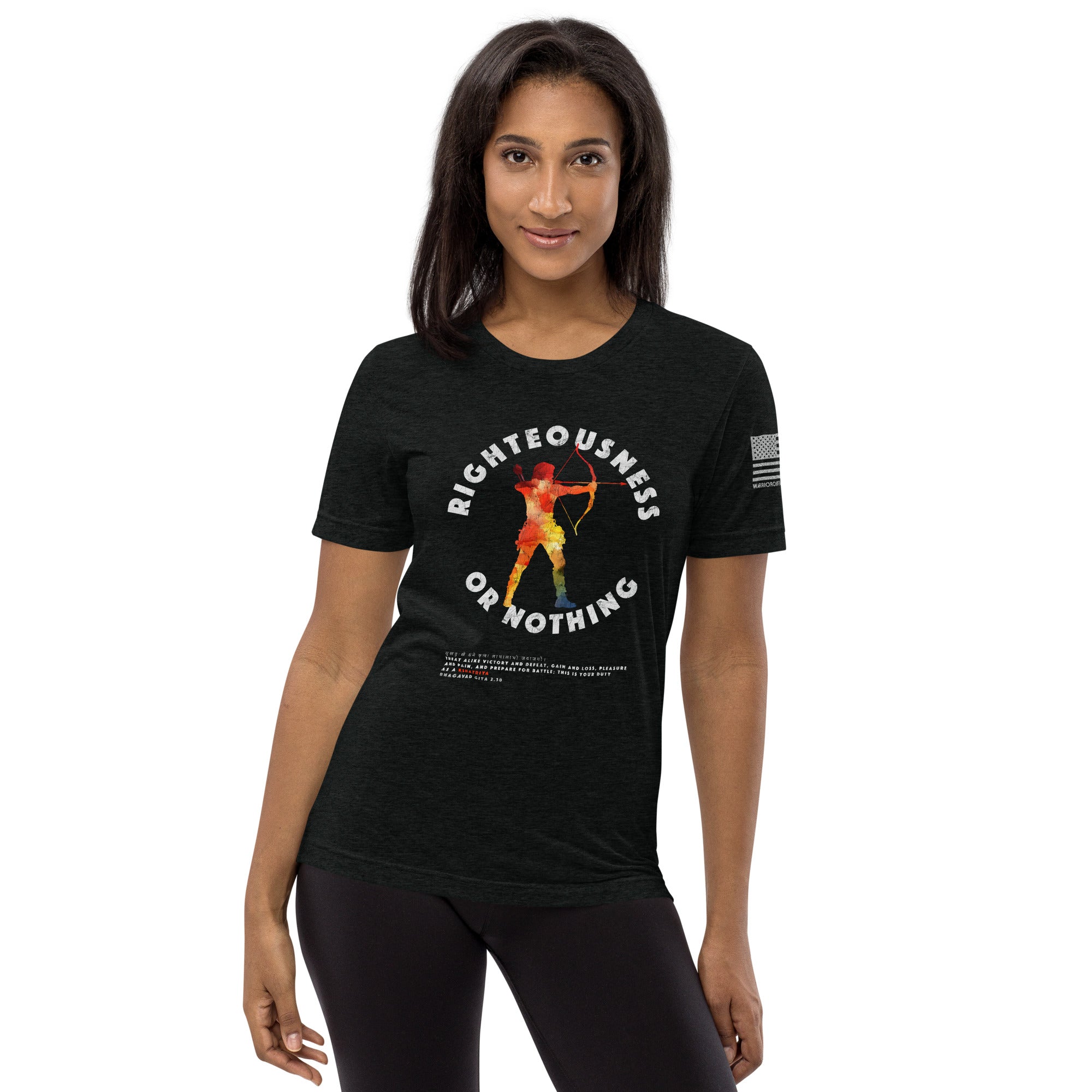 Righteousness or Nothing Training Tee - Fuel Your Warrior Spirit