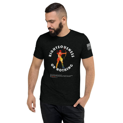 Righteousness or Nothing Training Tee - Fuel Your Warrior Spirit