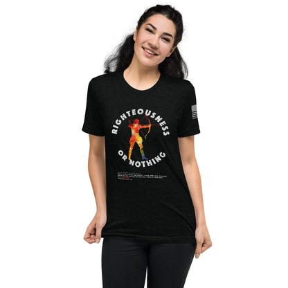 Righteousness or Nothing Training Tee - Fuel Your Warrior Spirit