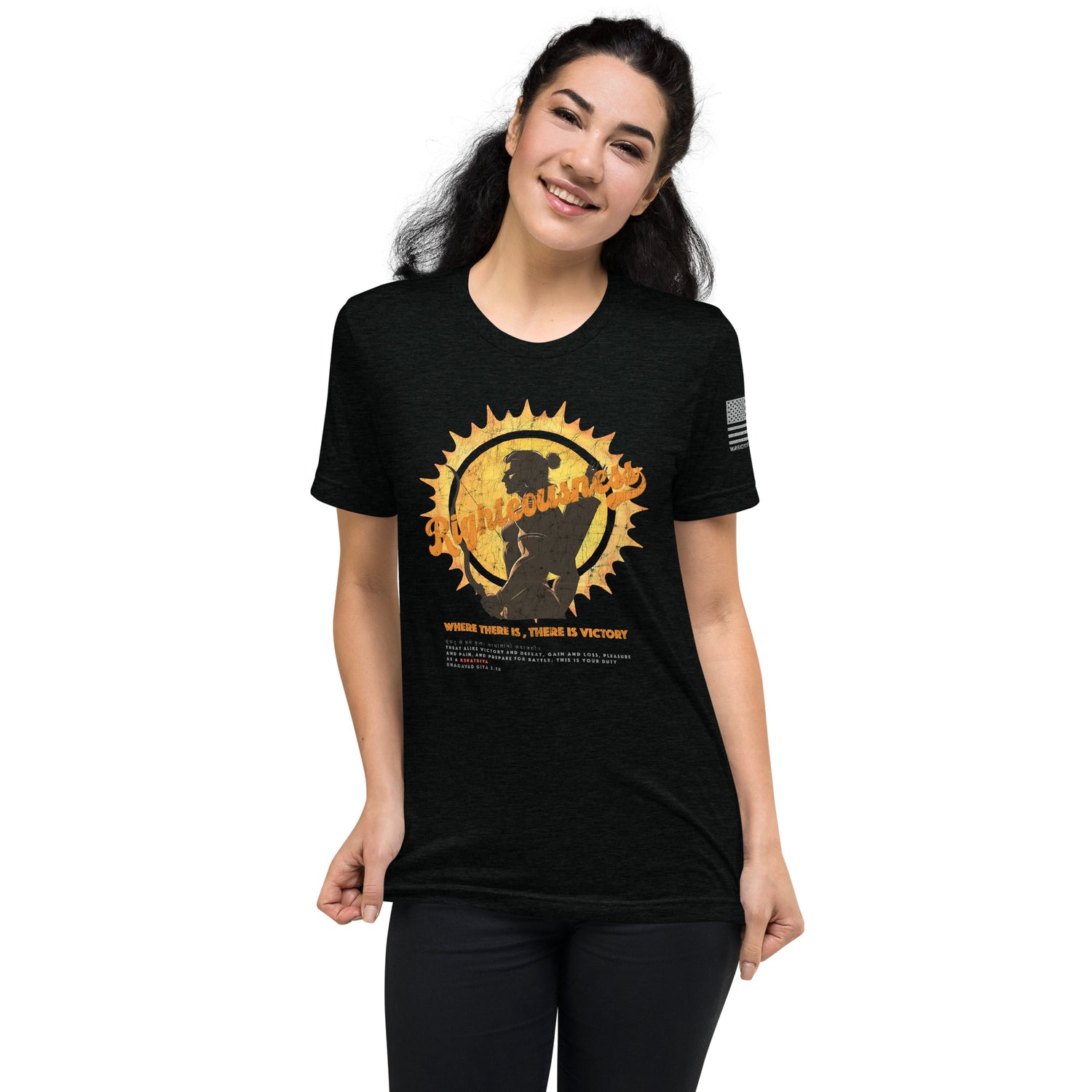 Righteousness Training Tee - Unyielding Warrior Spirit