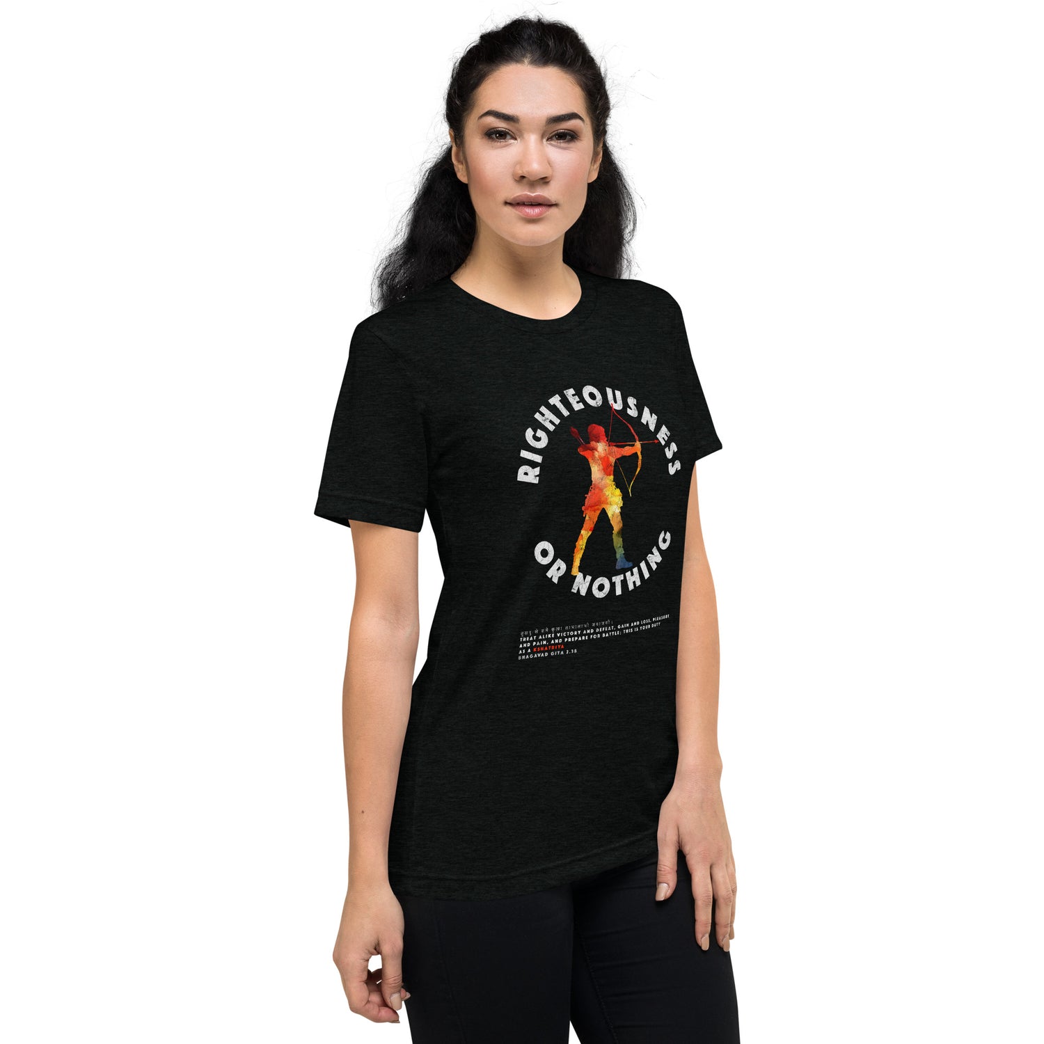 Righteousness or Nothing Training Tee - Fuel Your Warrior Spirit