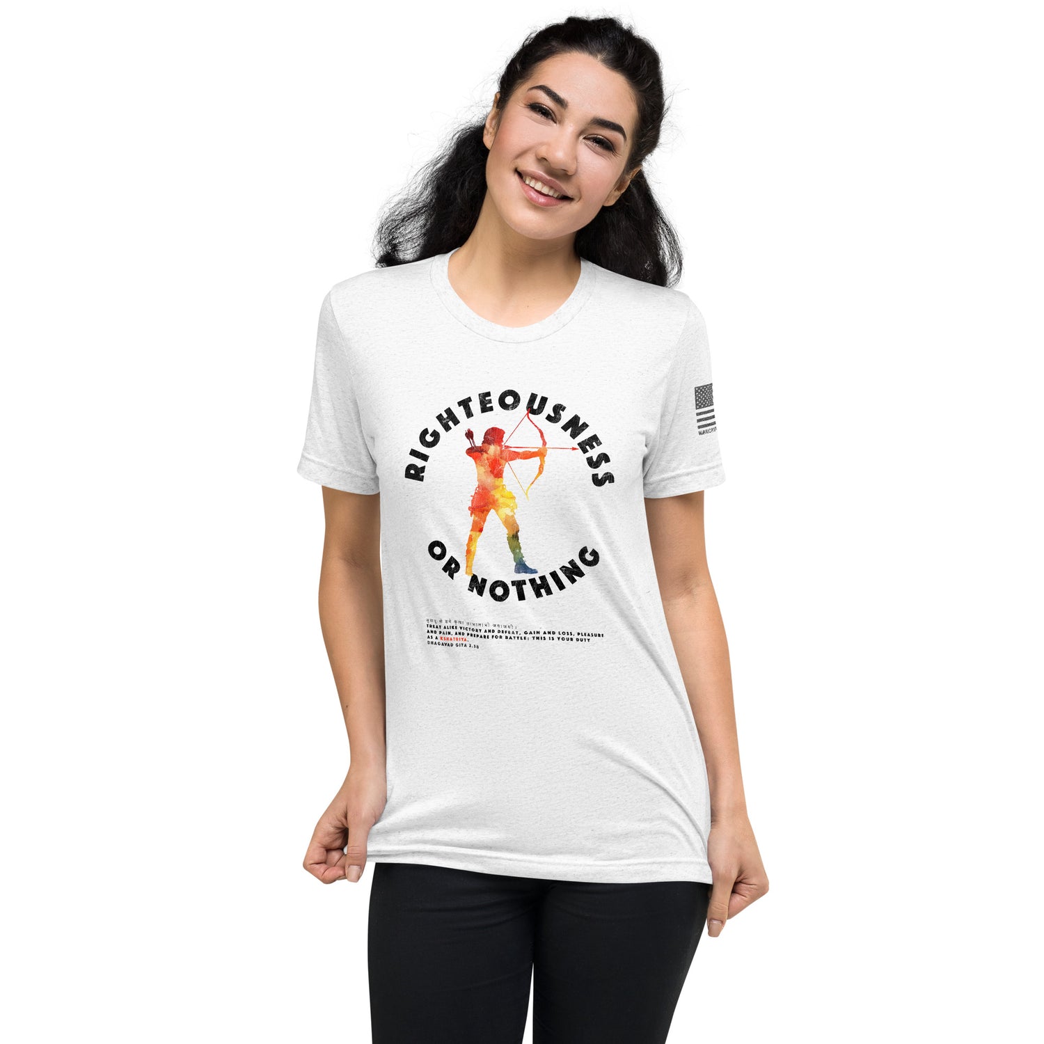 Righteousness or Nothing Training Tee - Fuel Your Warrior Spirit