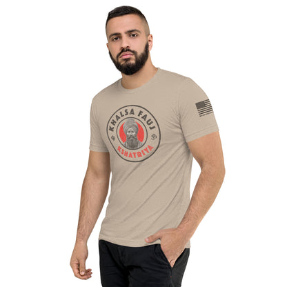 Kshatriya Triblend Tee - &quot;Khalsa Fauj Pride&quot;