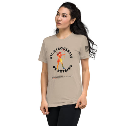 Righteousness or Nothing Training Tee - Fuel Your Warrior Spirit