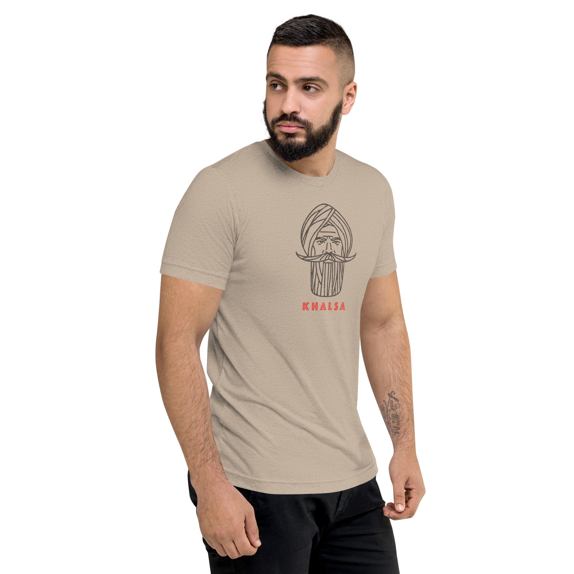 Kshatriya Triblend Tee - &quot;Sarbloh Warrior&quot;