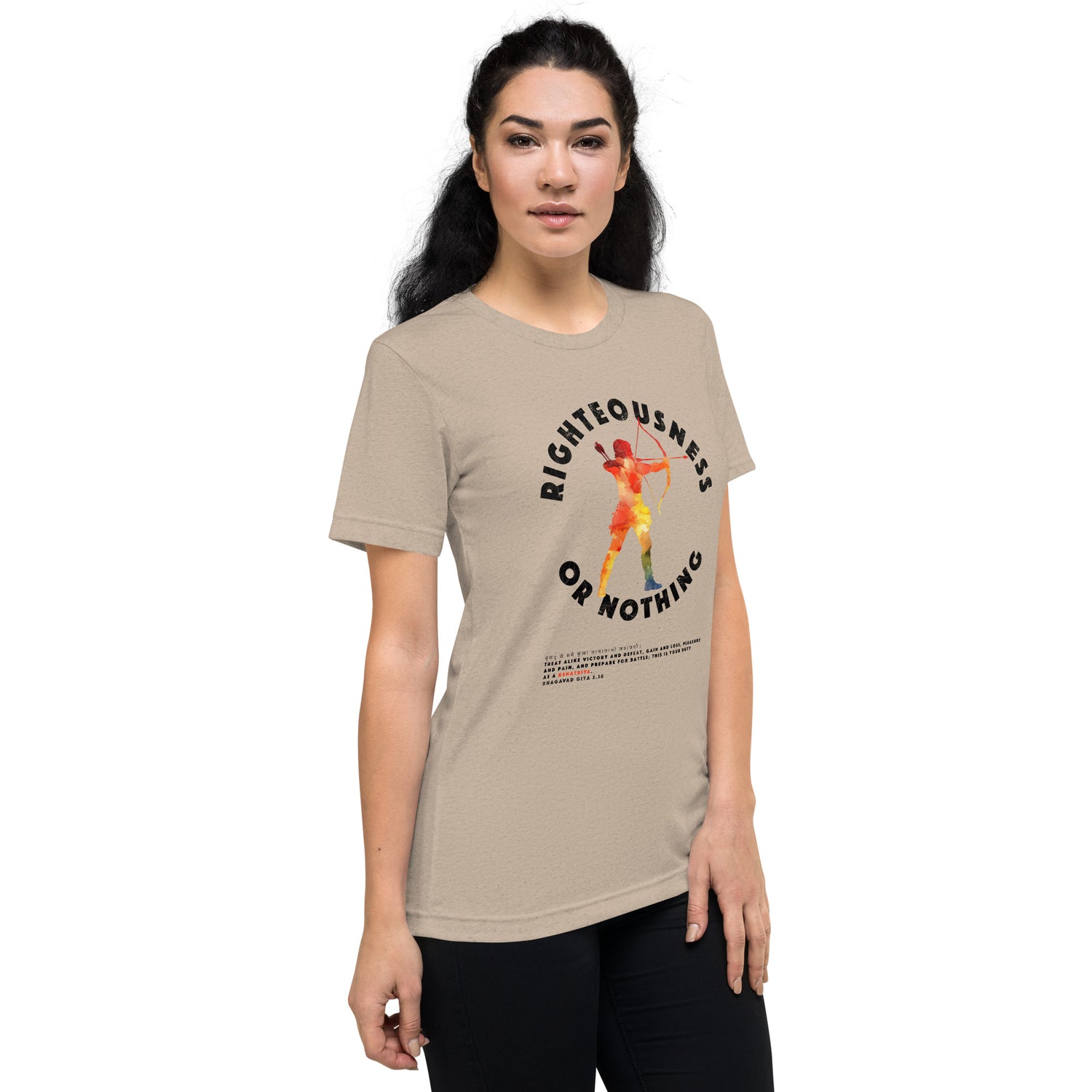 Righteousness or Nothing Training Tee - Fuel Your Warrior Spirit