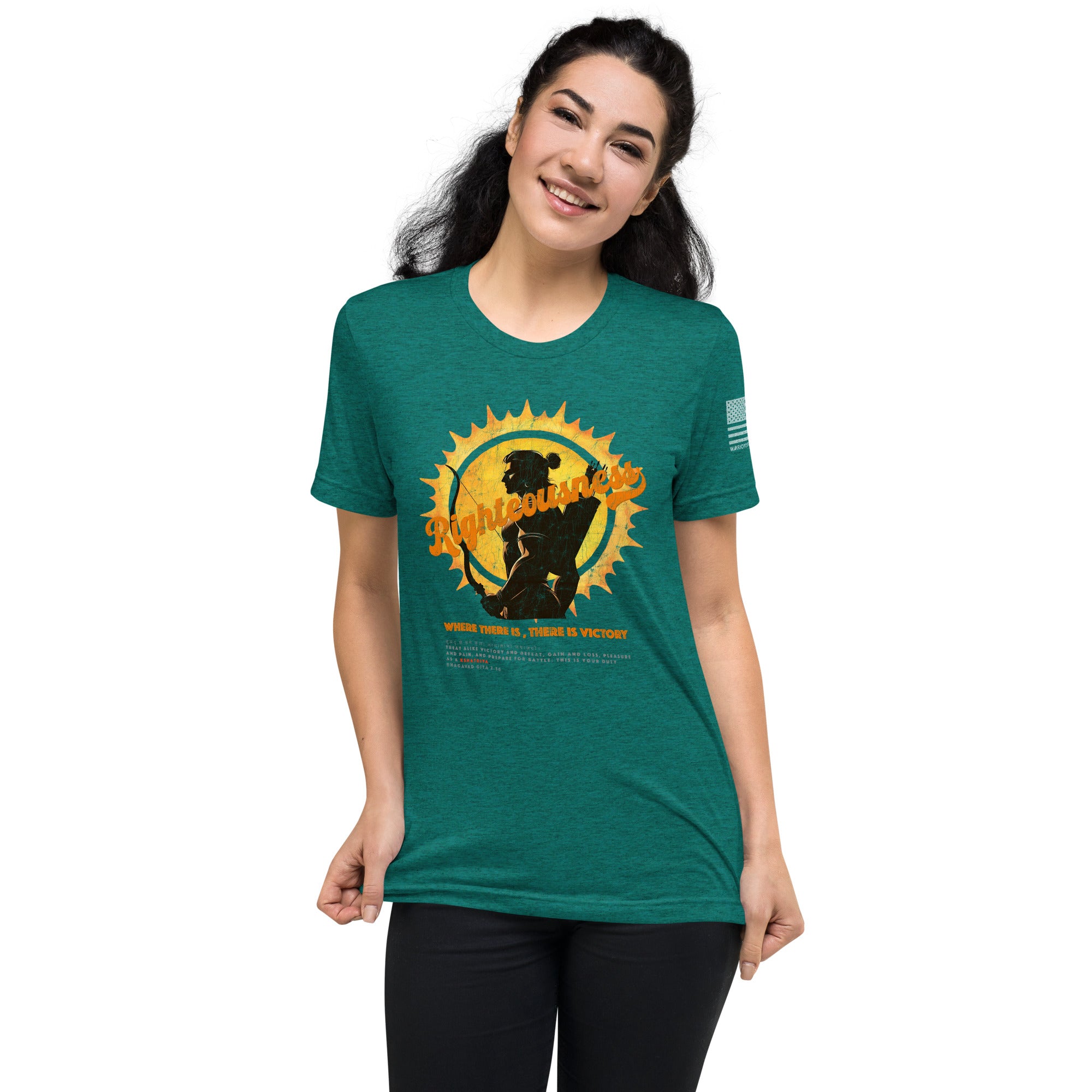 Righteousness Training Tee - Unyielding Warrior Spirit