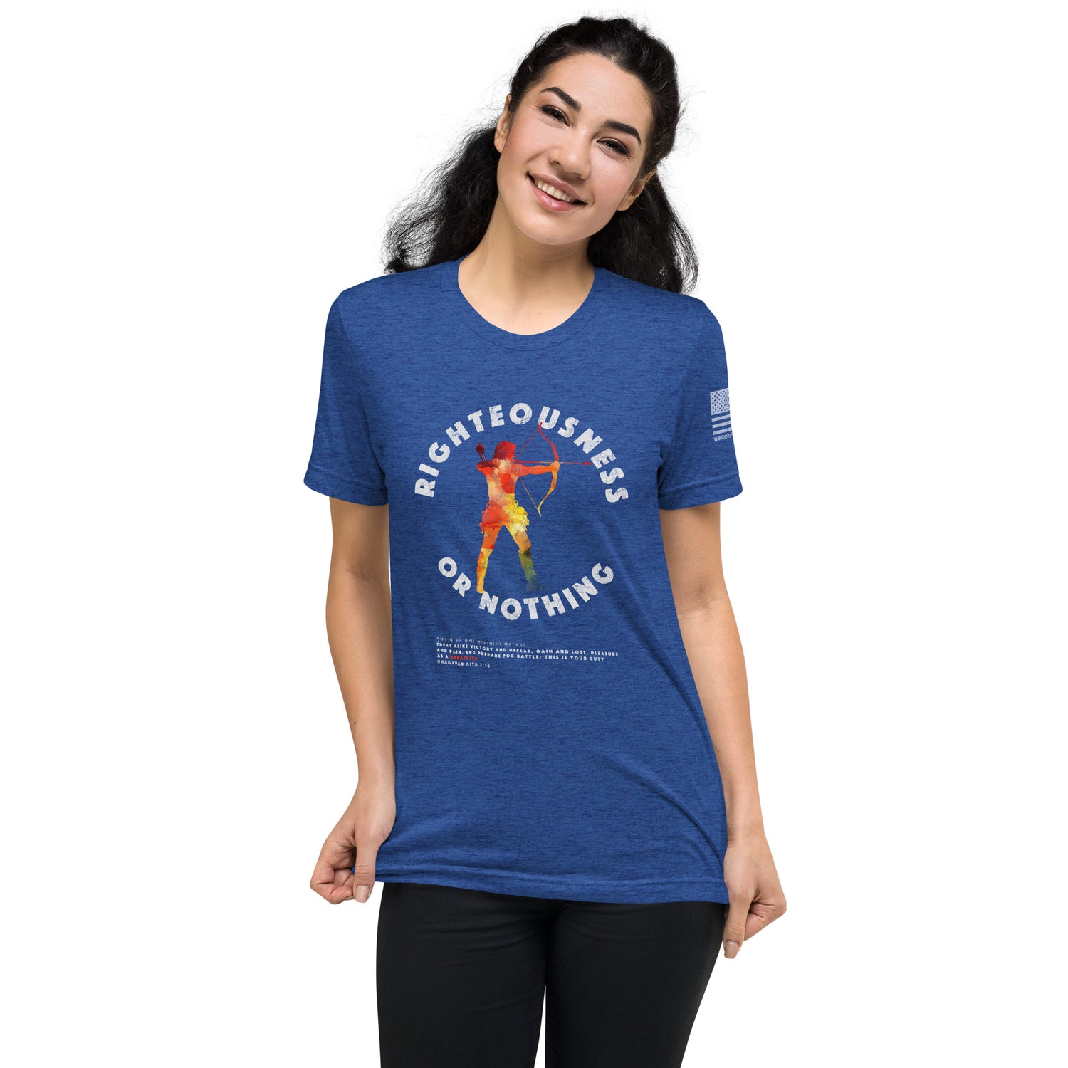 Righteousness or Nothing Training Tee - Fuel Your Warrior Spirit