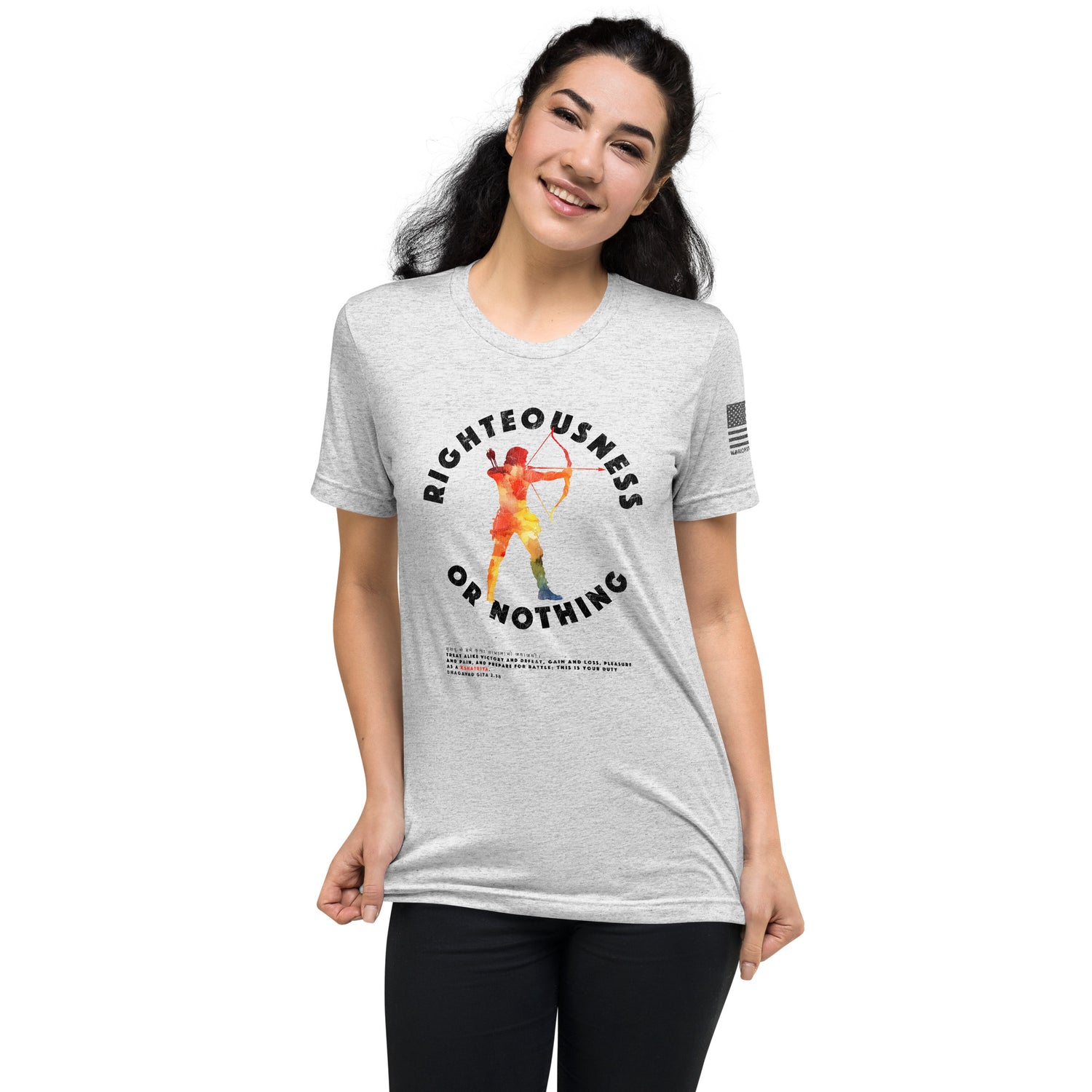 Righteousness or Nothing Training Tee - Fuel Your Warrior Spirit