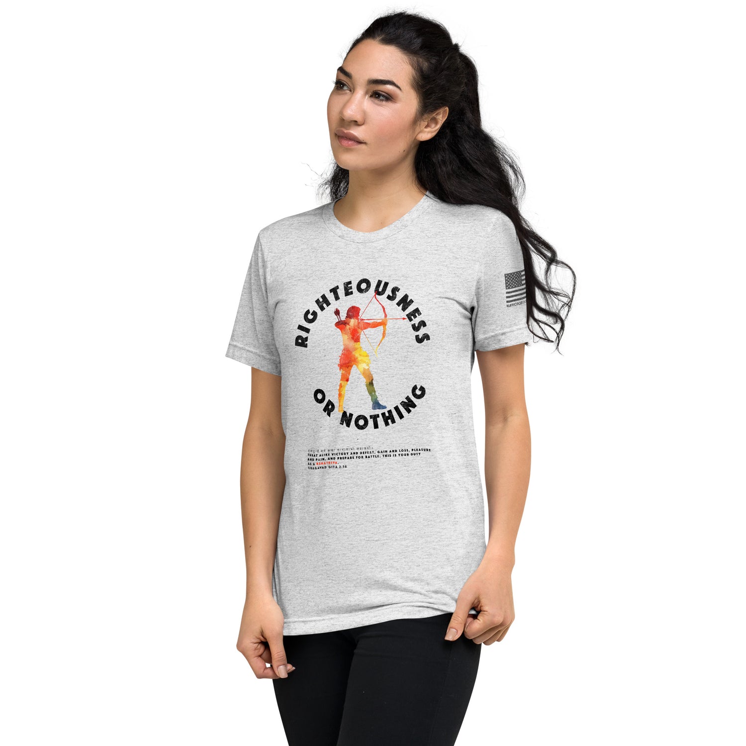 Righteousness or Nothing Training Tee - Fuel Your Warrior Spirit