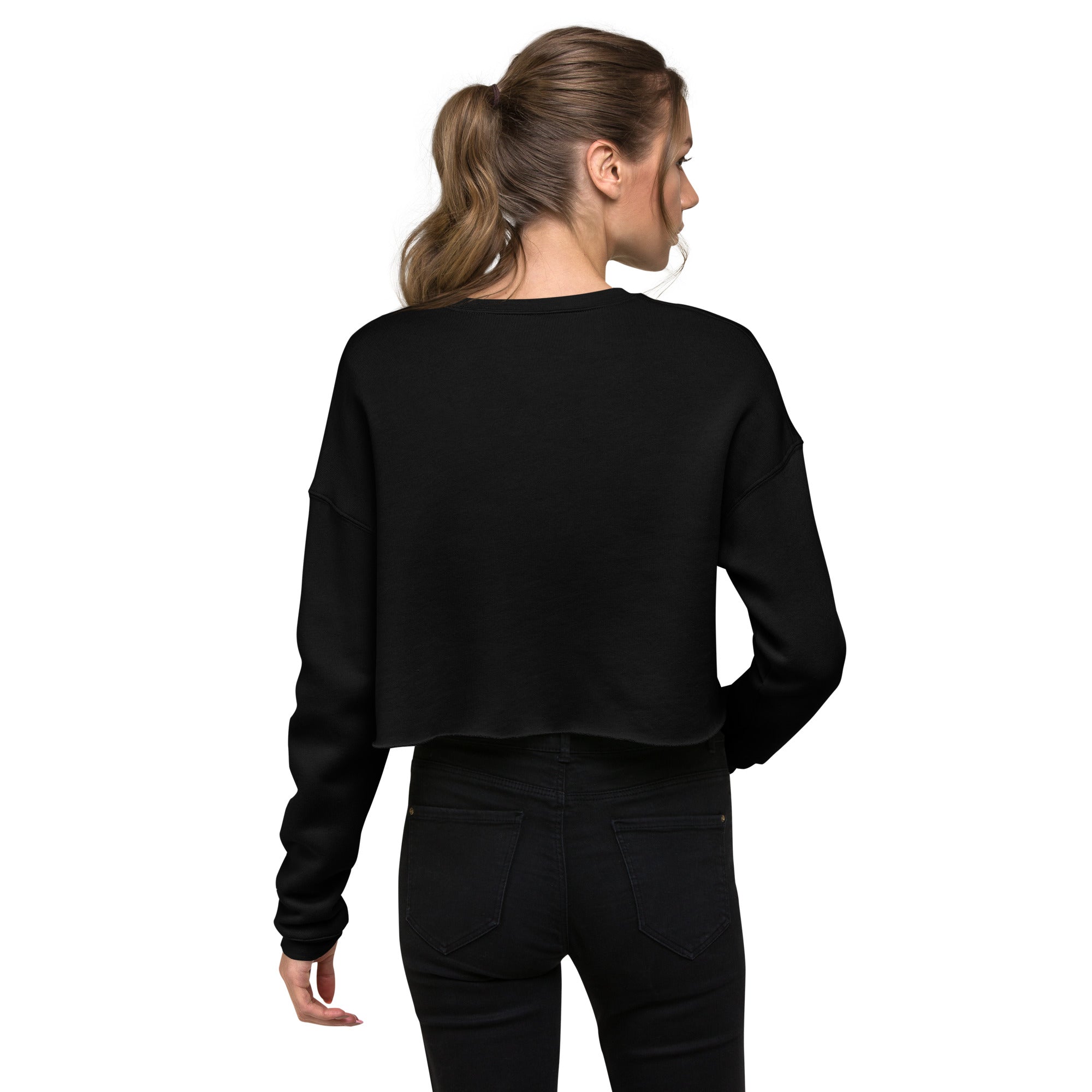 Firebreather Crop Sweatshirt : Cotton Polyester Blend