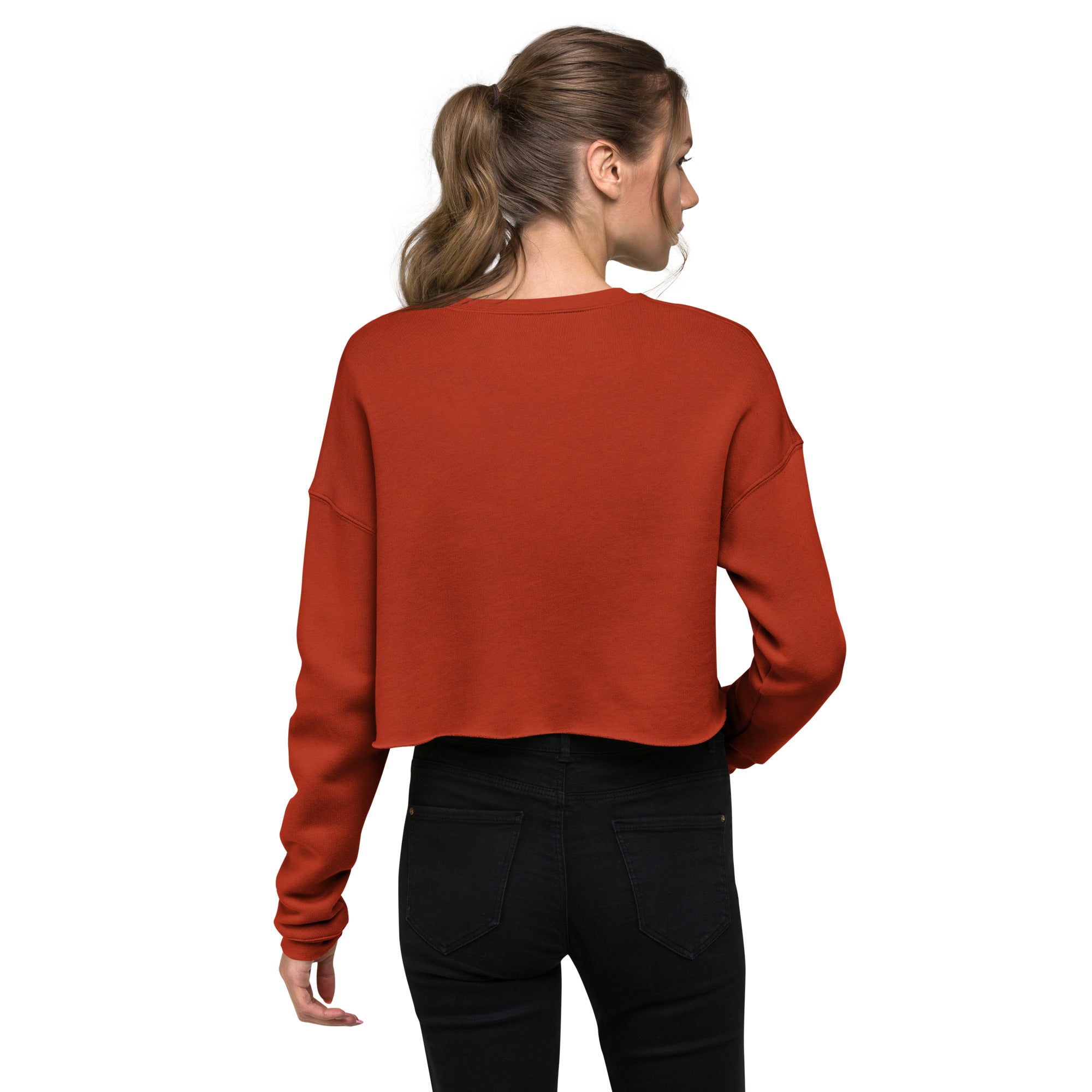 Firebreather Crop Sweatshirt : Cotton Polyester Blend