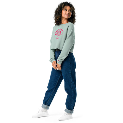 Azteca Ocelotl Jaguar Warrior Crop Sweatshirt